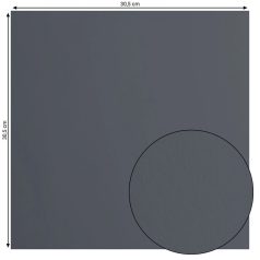   Scrapbook alapkarton 10 ív - 12" (30 cm) - Anthracite - Antracitszürke - Cardstock paper smooth