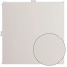 Scrapbook alapkarton 10 ív - 12" (30 cm) - Cool grey - Hideg szürke - Cardstock paper smooth