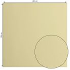 Scrapbook alapkarton 10 ív - 12" (30 cm) - Pudding - Bézs - Cardstock paper smooth