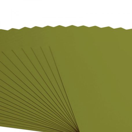 Scrapbook alapkarton 10 ív - 12" (30 cm) - Olive - Olivazöld - Cardstock paper smooth