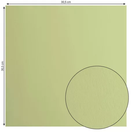 Scrapbook alapkarton 10 ív - 12" (30 cm) - Anise - Ánizs - Cardstock paper smooth