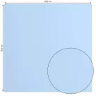 Scrapbook alapkarton 10 ív - 12" (30 cm) - Water - Víz kék - Cardstock paper smooth