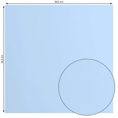   Scrapbook alapkarton 10 ív - 12" (30 cm) - Water - Víz kék - Cardstock paper smooth