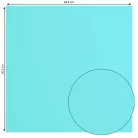 Scrapbook alapkarton 10 ív - 12" (30 cm) - Sky - Égszínkék - Cardstock paper smooth