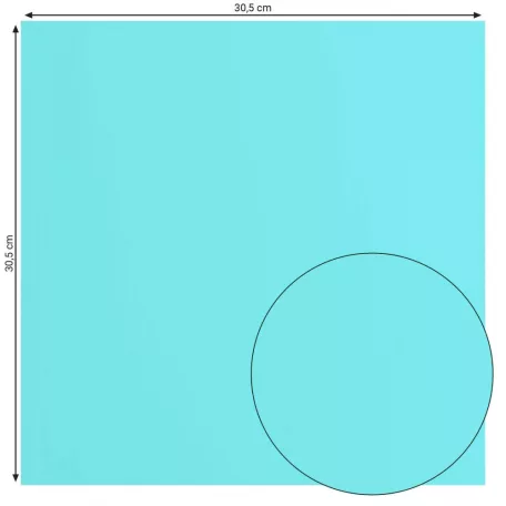 Scrapbook alapkarton 10 ív - 12" (30 cm) - Sky - Égszínkék - Cardstock paper smooth