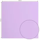 Scrapbook alapkarton 10 ív - 12" (30 cm) - Hyacinth - Jácint - Cardstock paper smooth