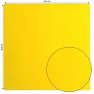 Scrapbook alapkarton 10 ív - 12" (30 cm) - Lemon yellow - Citromsárga - Cardstock paper smooth