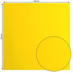   Scrapbook alapkarton 10 ív - 12" (30 cm) - Lemon yellow - Citromsárga - Cardstock paper smooth