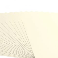   Scrapbook alapkarton 10 ív - 12" (30 cm) - Raffia - Krémfehér - Cardstock paper smooth