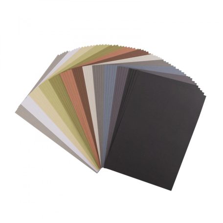 Alapkarton 60 ív - A4 - Earth tones - Földszínek - Cardstock paper smooth