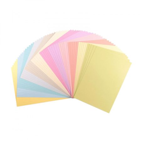 Alapkarton 60 ív - A4 - Pastel - Pasztell - Cardstock paper smooth