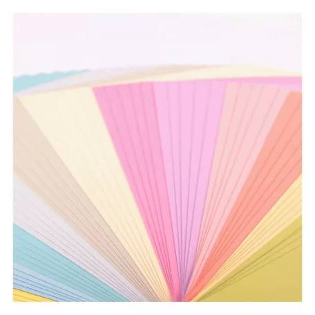 Alapkarton 60 ív - A4 - Pastel - Pasztell - Cardstock paper smooth