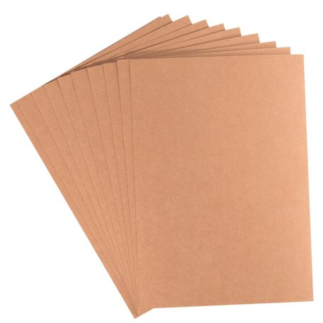 Alapkarton 10 ív - A4 - Kraft light - Kraft - Cardstock paper smooth