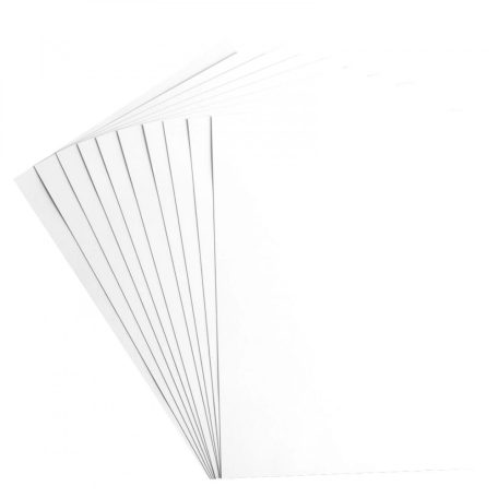 Alapkarton 10 ív - A4 - White - Fehér - Cardstock paper smooth