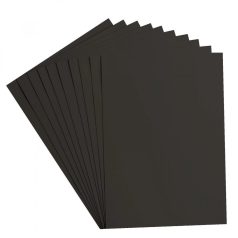   Alapkarton 10 ív - A4 - Black - Fekete - Cardstock paper smooth