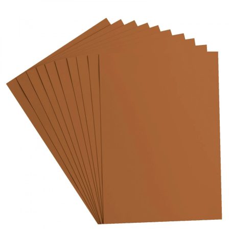 Alapkarton 10 ív - A4 - Brick - Tégla - Cardstock paper smooth