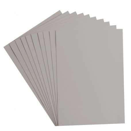Alapkarton 10 ív - A4 - Tin - Ón - Cardstock paper smooth