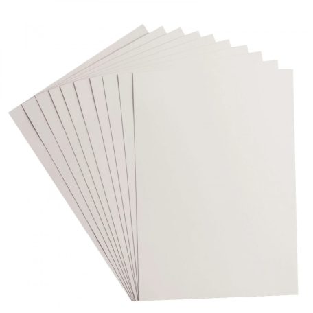 Alapkarton 10 ív - A4 - Cool grey - Hideg szürke - Cardstock paper smooth