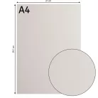 Alapkarton 10 ív - A4 - Cool grey - Hideg szürke - Cardstock paper smooth