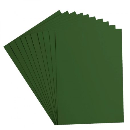 Alapkarton 10 ív - A4 - Pine - Fenyőzöld - Cardstock paper smooth
