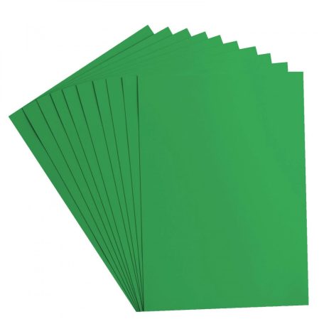 Alapkarton 10 ív - A4 - Holly - Karácsonyi zöld - Cardstock paper smooth