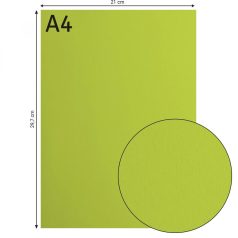   Alapkarton 10 ív - A4 - Lime - Lime - Cardstock paper smooth