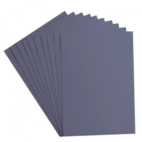 Alapkarton 10 ív - A4 - Graphite - Grafitszürke - Cardstock paper smooth