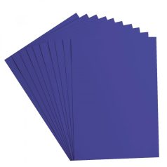  Alapkarton 10 ív - A4 - Ink - Tintakék - Cardstock paper smooth