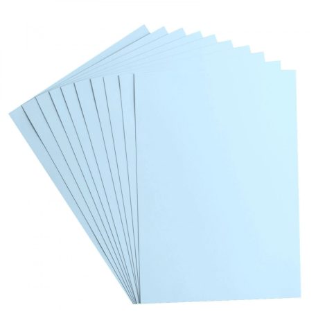 Alapkarton 10 ív - A4 - Glacier - Világoskék - Cardstock paper smooth