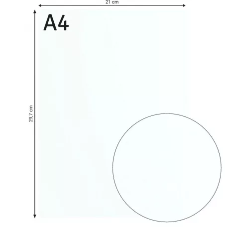 Alapkarton 10 ív - A4 - Air - Halványkék - Cardstock paper smooth