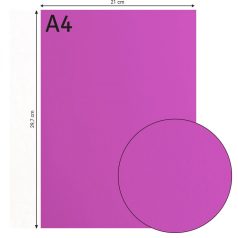   Alapkarton 10 ív - A4 - Plum - Szilva - Cardstock paper smooth
