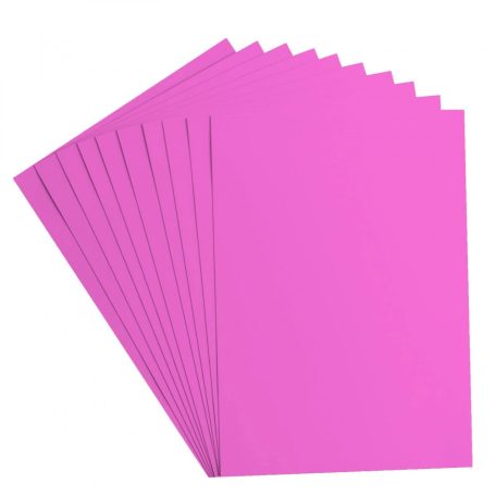 Alapkarton 10 ív - A4 - Fuchsia - Fukszia - Cardstock paper smooth