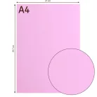 Alapkarton 10 ív - A4 - Lilac - Lila - Cardstock paper smooth