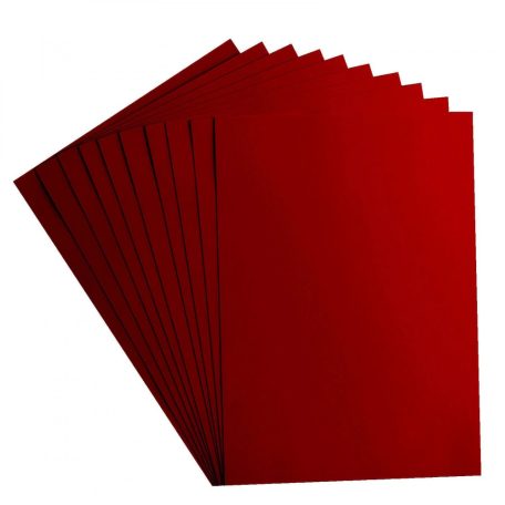 Alapkarton 10 ív - A4 - Ruby - Rubin - Cardstock paper smooth