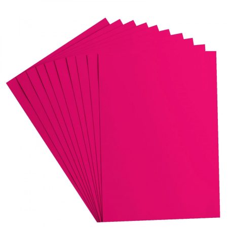 Alapkarton 10 ív - A4 - Raspberry - Málna - Cardstock paper smooth
