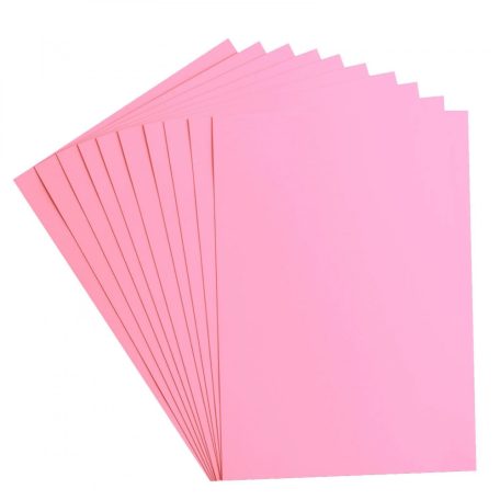 Alapkarton 10 ív - A4 - Pink - Rózsaszín - Cardstock paper smooth
