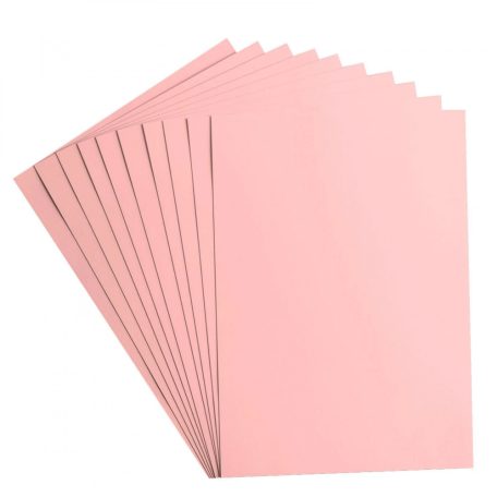 Alapkarton 10 ív - A4 - Rose - Rózsaszín - Cardstock paper smooth
