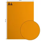 Alapkarton 10 ív - A4 - Mango - Mango - Cardstock paper smooth