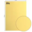 Alapkarton 10 ív - A4 - Asparagus - Spárga - Cardstock paper smooth