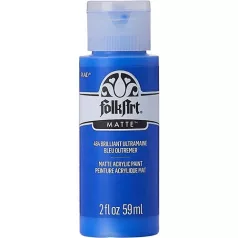  Folkart Akrilfesték - matt - 59 ml - Brilliant Ultramarine - Acrylic Matte (1 db)