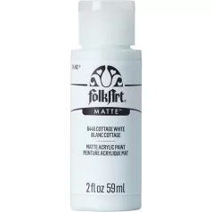   Folkart Akrilfesték - matt - 59 ml - Cottage White - Acrylic Matte (1 db)