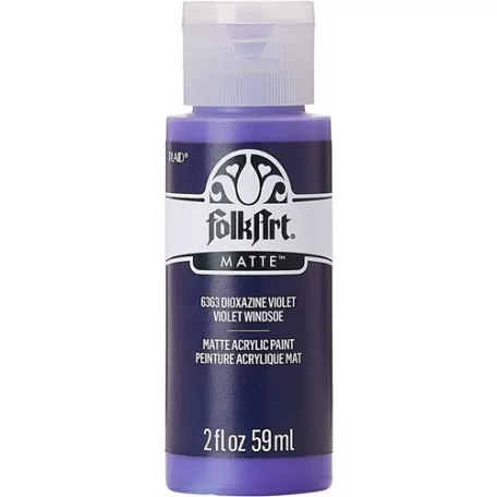 Folkart Akrilfesték - matt - 59 ml - Dioxazine Violet - Acrylic Matte (1 db)