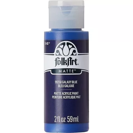 Folkart Akrilfesték - matt - 59 ml - Galaxy Blue - Acrylic Matte (1 db)