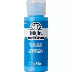   Folkart Akrilfesték - matt - 59 ml - Look At Me Blue - Acrylic Matte (1 db)