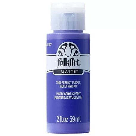 Folkart Akrilfesték - matt - 59 ml - Perfect Purple - Acrylic Matte (1 db)