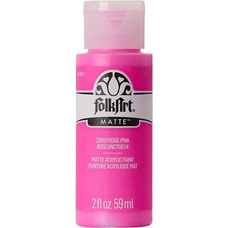 Folkart Akrilfesték - matt - 59 ml - Podge Pink - Acrylic Matte (1 db)