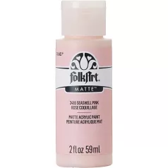  Folkart Akrilfesték - matt - 59 ml - Seashell Pink - Acrylic Matte (1 db)