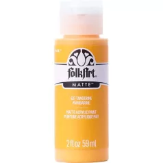   Folkart Akrilfesték - matt - 59 ml - Tangerine - Acrylic Matte (1 db)