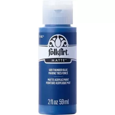   Folkart Akrilfesték - matt - 59 ml - Thunder Blue - Acrylic Matte (1 db)