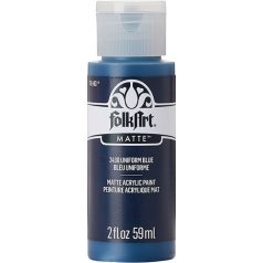  Folkart Akrilfesték - matt - 59 ml - Uniform Blue - Acrylic Matte (1 db)